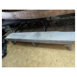 7 Foot Gray Meeting Bench 7 Foot Gray Meeting Bench