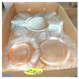 Pink American Sweethear Plates Pink American Sweethear Plates