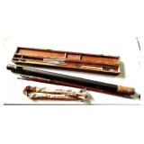 Montague Bamboo Fly Rod & Bamboo Rod in Wood Case Montague Bamboo Fly Rod & Bamboo Rod in Wood Case