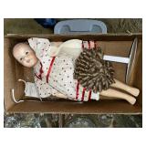 Shirley Temple Porcelain Head Doll w/Comp. Body... Shirley Temple Porcelain Head Doll w/Comp. Body...