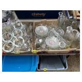 (3) Boxes Clear Glassware (3) Boxes Clear Glassware