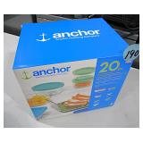 Anchor Hocking 20 Piece Set (New)