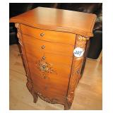 Upright 6 Drawer Jewelry Chest