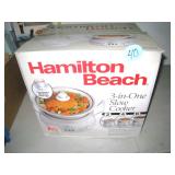 Hamilton Beach 3 in 1 Slow Cooker (New)
