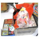 Stuffed Animals, Playing Cards & Childrens Books