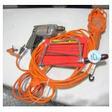 Coping Saw, Trouble Light & B&D Electric Drill...