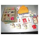 Vintage Christmas Bulbs, Avon Jewelry & Knitted...