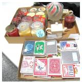 Playing Cards, New Candles & Hummingbird Feeder