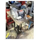 Grinder w/Electric Motor on Stand