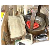 (2) Boxes Massager, Egg Beater, Waffle Iron &...