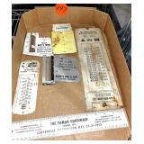 Advertising Thermometer & Rain Gauge