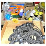 (3) Boxes Ball Bungees, Golf Balls & Misc.
