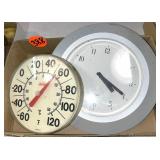 Thermometer & Clock