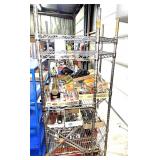 6 Shelf Corner Shelf Rack (CONTENTS NOT INCLUDED)