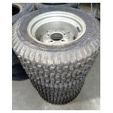 (3) Lawn Mower Tires & Rims