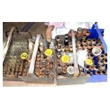 (4) Pipe Nipple Caddies w/Contents