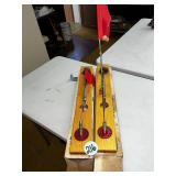 (2) Beaver Dam Tip Up Ice Fishing Rods