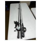 (2) Rods & (3) Reels