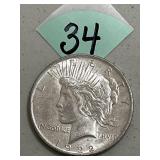 1922 Peace Silver Dollar