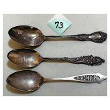 (3) Sterling Silver Spoons