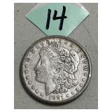 1921S Morgan Silver Dollar