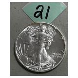 1989 Eagle Silver Dollar