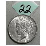 1922 Peace Silver Dollar