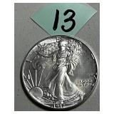 1987 Eagle Silver Dollar