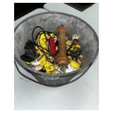 Galvanized Pail w/Fencing Clips