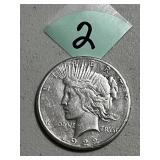 1922S Peace Silver Dollar