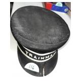 Vintage Railroad Trainman Hat (Damaged)