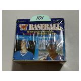 1987 Fleer Traded Baseball & Sticker Set in Tin