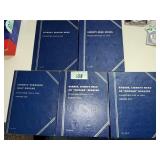 (5) Empty Coin Books