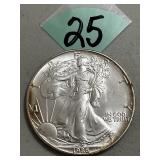 1986 Eagle Silver Dollar