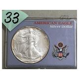 1991 Eagle Silver Dollar