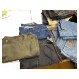44 Inch & 46 Inch Waist Jeans & Box of Shorts
