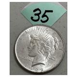 1922 Peace Silver Dollar