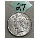 1922 Peace Silver Dollar