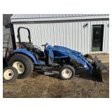 New Holland TC40D Hydrostatic Tractor w/17LA...
