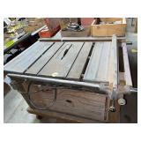 12 Inch Contractors Table Saw w/8 Foot Bench