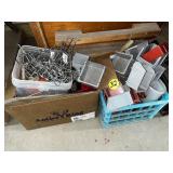 Plastic Sort Boxes & Pegboard Hooks