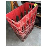 (2) Plastic Coke Carriers