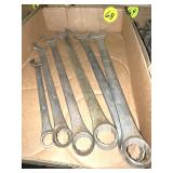 (6) Large Combination Wrenches 3/4 Inch & Up