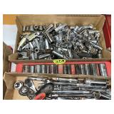 (2) Boxes 3/8 Inch Drive Sockets & Handles