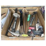 (2) Boxes Pry Bars & Hammers