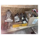 Shelf w/ Assorted Iron & Tools for PARTS