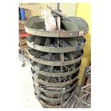 Circular Bolt Bin w/Contents