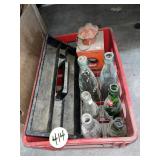 Soda Bottles & Plastic Crate