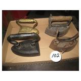 (4) Antique Sad Irons