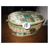 Sewing Basket, Shoe Horn & Knick Knacks